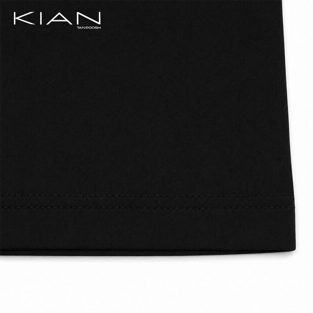 تیشرت بیسیک رنگ Black جزییات دوخت