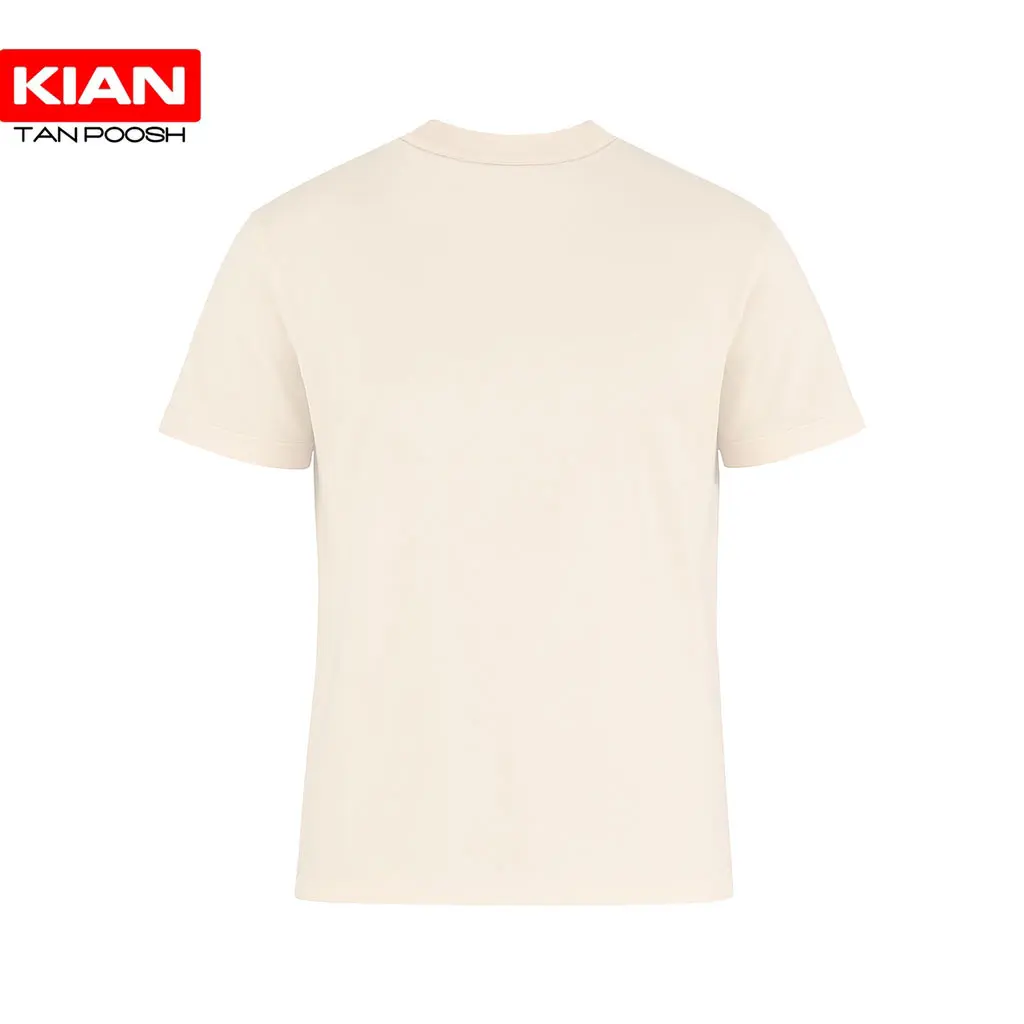 تیشرت بیسیک رنگ Vanila