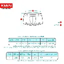 سایز بندی شورت نیم پا پنبه