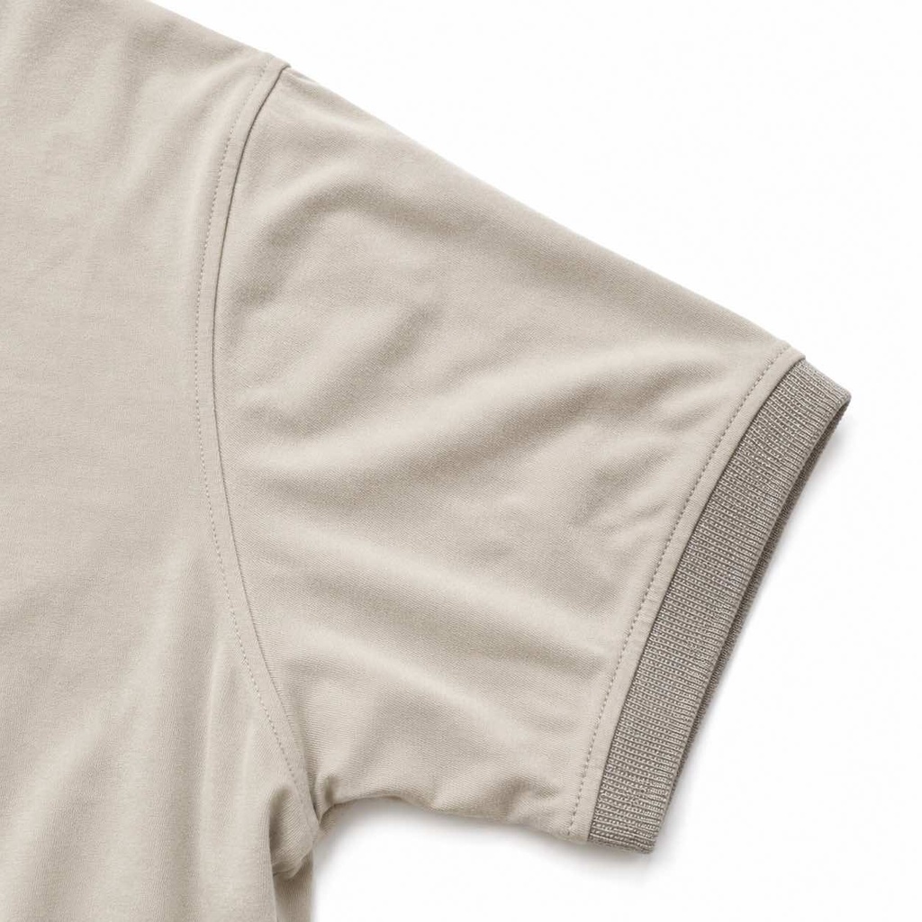پولوشرت مردانه پنبه رنگ کرم