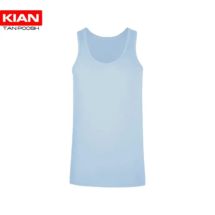 زیرپوش رکابی رنگ آبی آسمانی