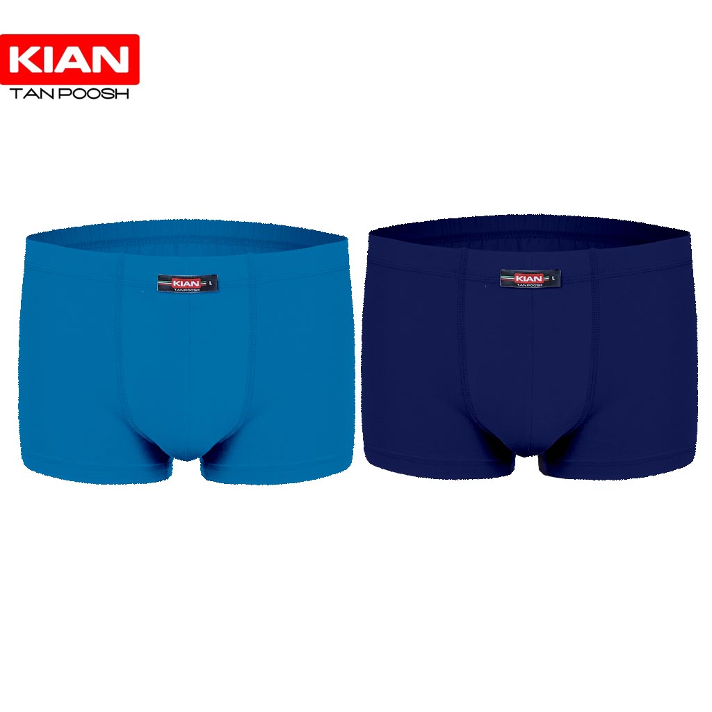 شورت نیم پا پنبه لاکرا رنگ آبی-سرمه‌ای