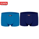 شورت نیم پا پنبه لاکرا رنگ آبی-سرمه‌ای