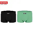 شورت نیم پا پنبه لاکرا رنگ مشکی-سبز