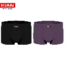 شورت نیم پا پنبه_لاکرا رنگ بنفش-مشکی