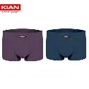 شورت نیم پا پنبه لاکرا رنگ بنفش-سربی