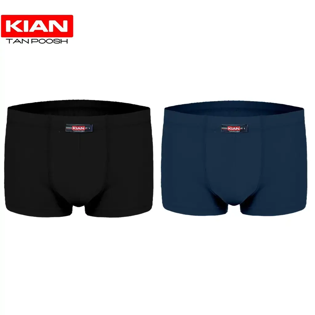 شورت نیم پا پنبه لاکرا رنگ مشکی-سربی