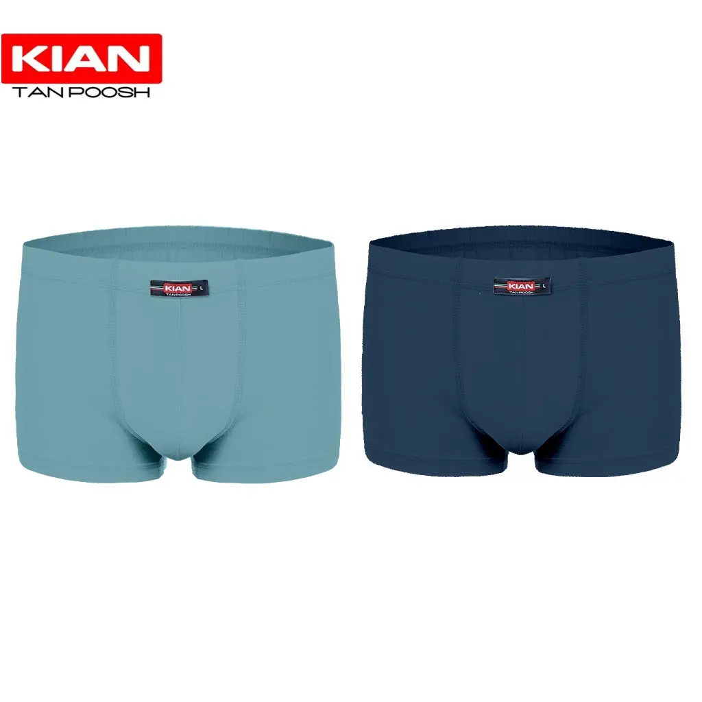 شورت نیم پا پنبه لاکرا رنگ آبی دودی-سربی