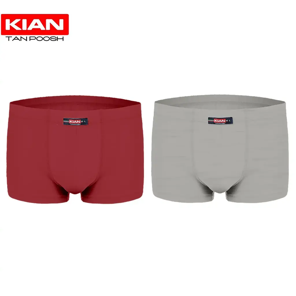 شورت نیم پا پنبه لاکرا رنگ قرمز-ملانژ