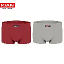 شورت نیم پا پنبه لاکرا رنگ قرمز-ملانژ