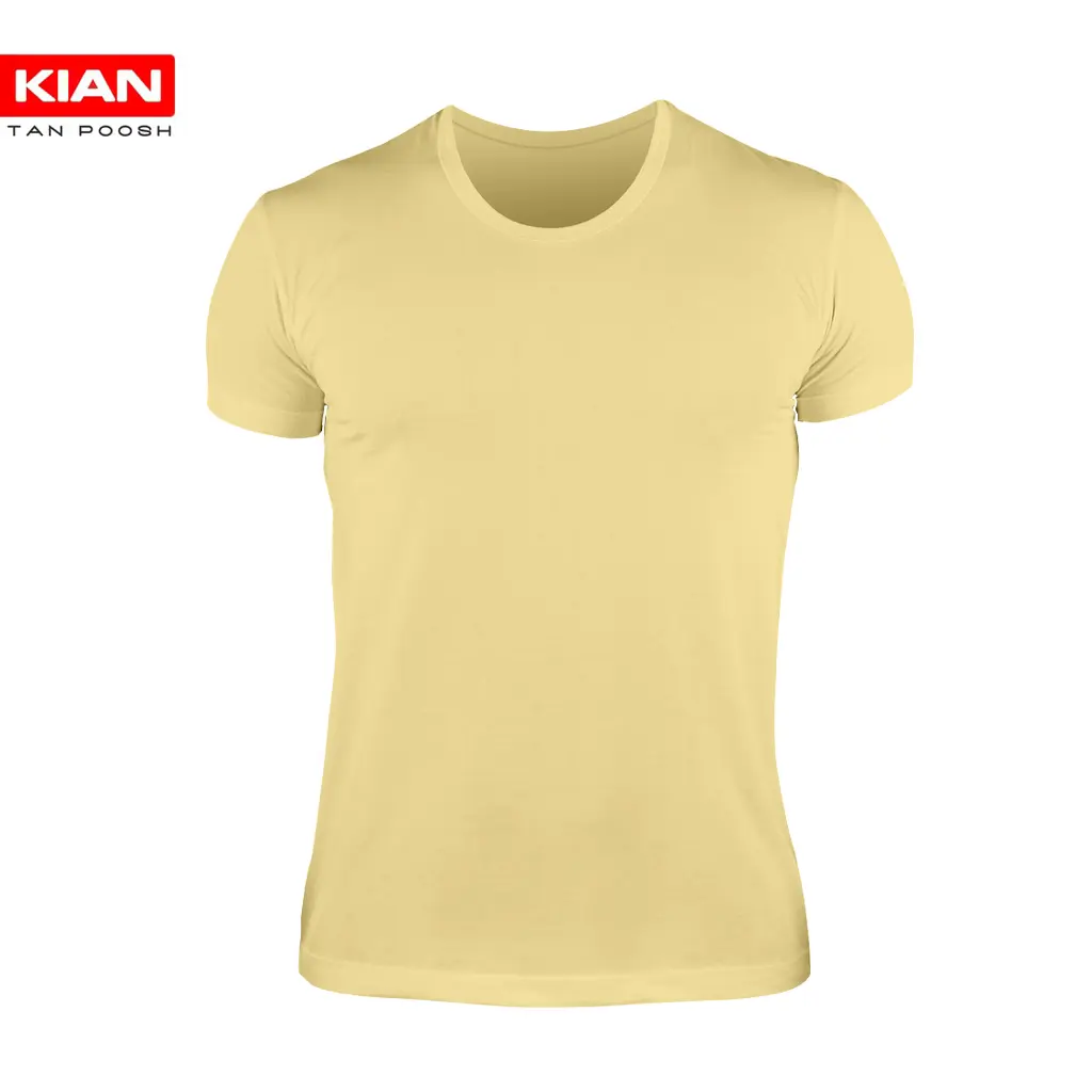 زیرپوش نیم آستین رنگ زرد کره ای