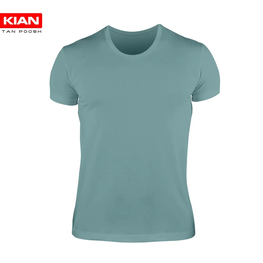 زیرپوش نیم آستین رنگ آبی دودی