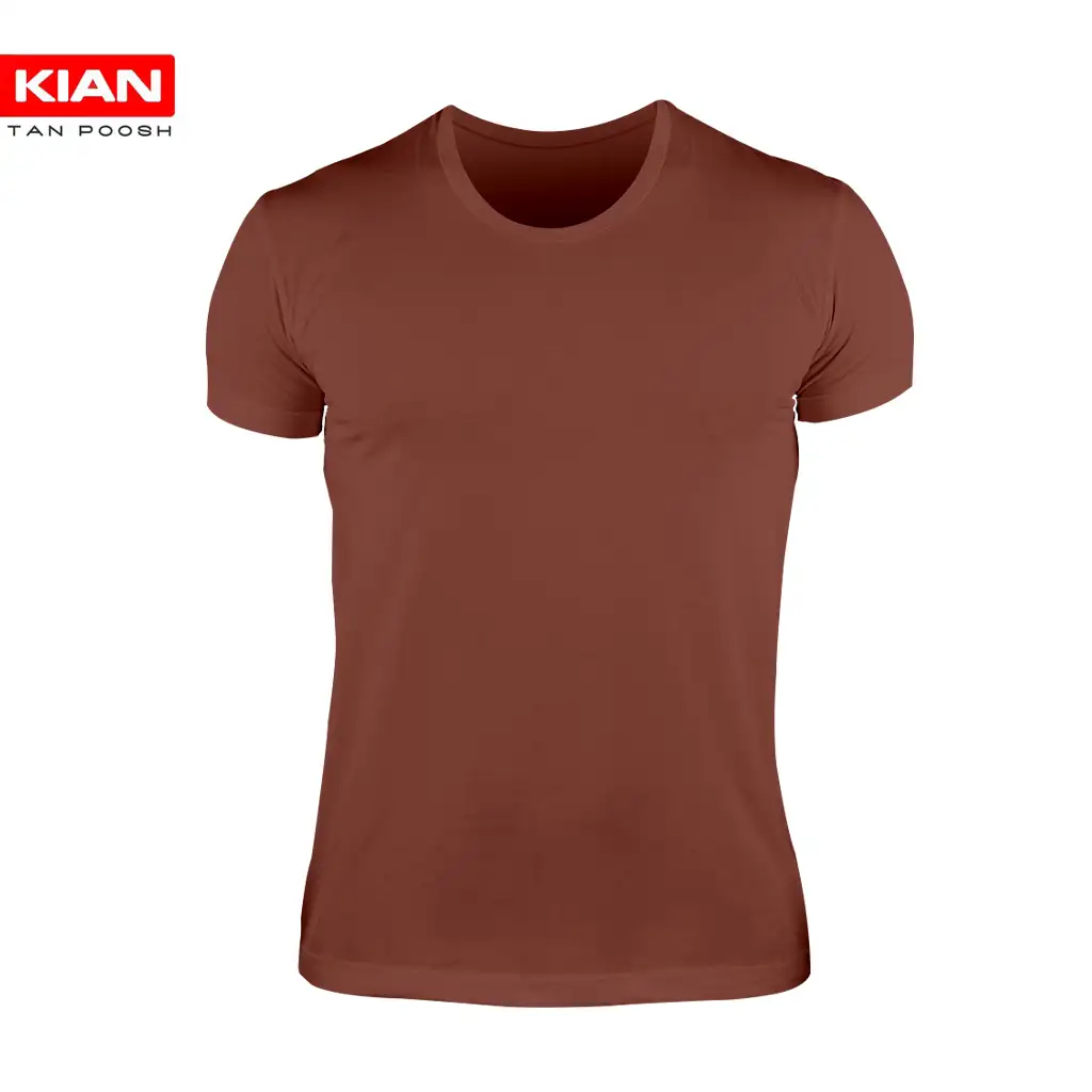 زیرپوش نیم آستین رنگ آجری