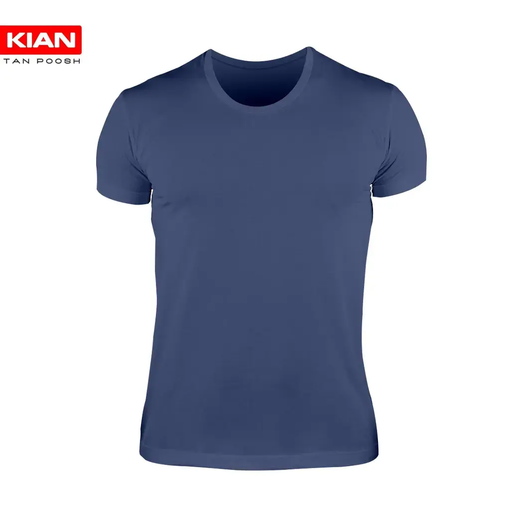 زیرپوش نیم آستین رنگ آبی لاجوردی