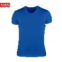 زیرپوش نیم آستین رنگ آبی کبالت