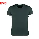 زیرپوش نیم آستین رنگ سبز زغالی