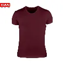 زیرپوش نیم آستین رنگ زرشکی